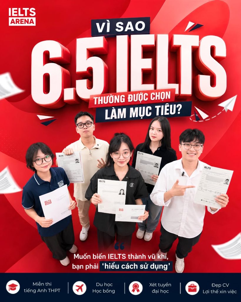 Khóa học IELTS 6.5 Hà Nam